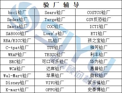 深圳驗廠咨詢輔導(dǎo)機(jī)構(gòu)